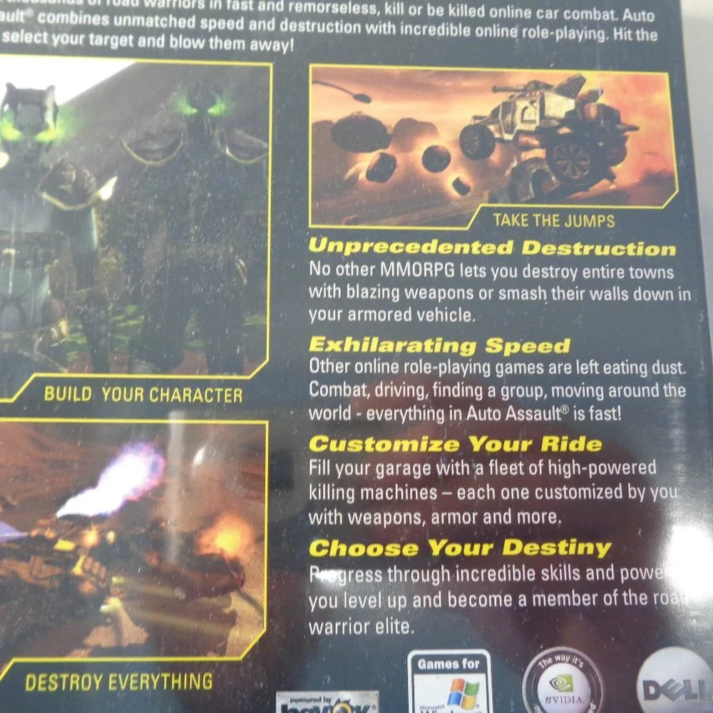 AUTO ASSAULT New PC DVD-ROM Software Video Game